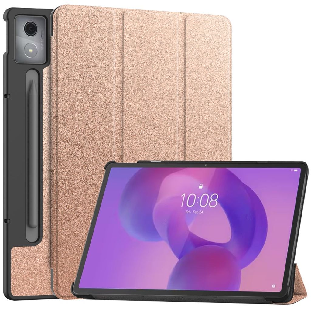 Lenovo Idea Tab Pro Kotelo, jalusta - ruusunpunainen