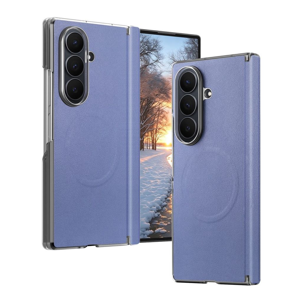 Samsung Galaxy Z Fold8 Ultra MagSafe Kuori PU-nahkaa - Sininen