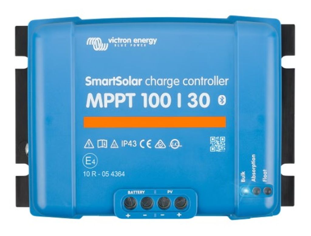 Victron SmartSolar MPPT 100/30 Solcellsregulator 12V / 24V | Laddare - Solcellsregulator | Batteritema