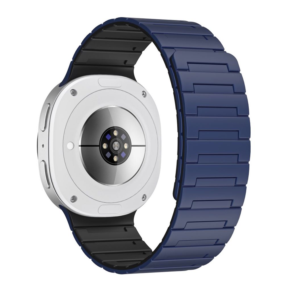 Samsung Galaxy Watch8 Classic 46 mm jne. Kellonranneke, Silikoni - sininen+musta