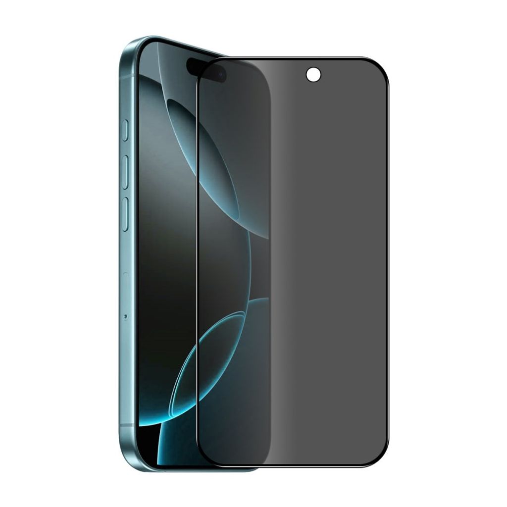 ENKAY HAT PRINCE iPhone 18 Pro/17 Pro Privacy Skjermbeskytter - Svart
