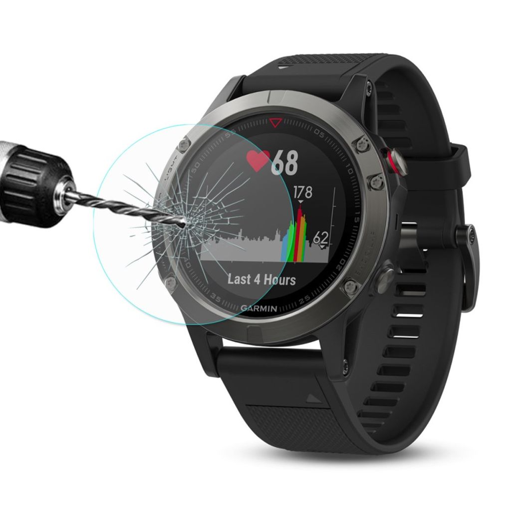 HAT PRINCE Garmin Fenix 5 Screen Protector 2Pcs, 2.15D, 0.2mm, 9H