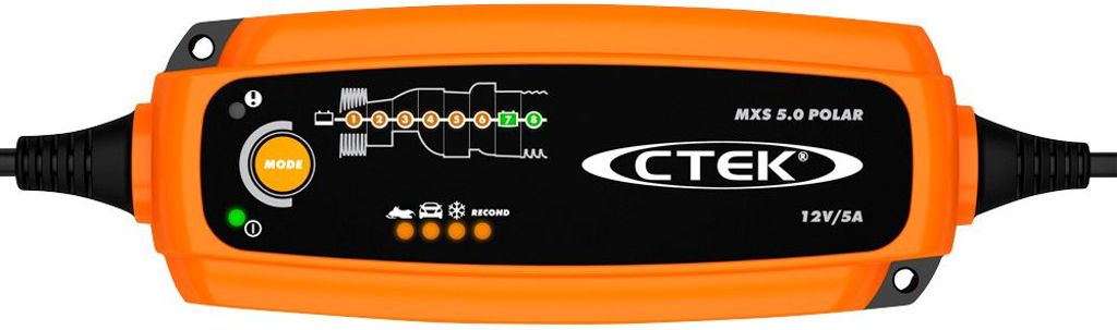 12V CTEK MXS5.0 Polar 5A oplader 1,2-110Ah