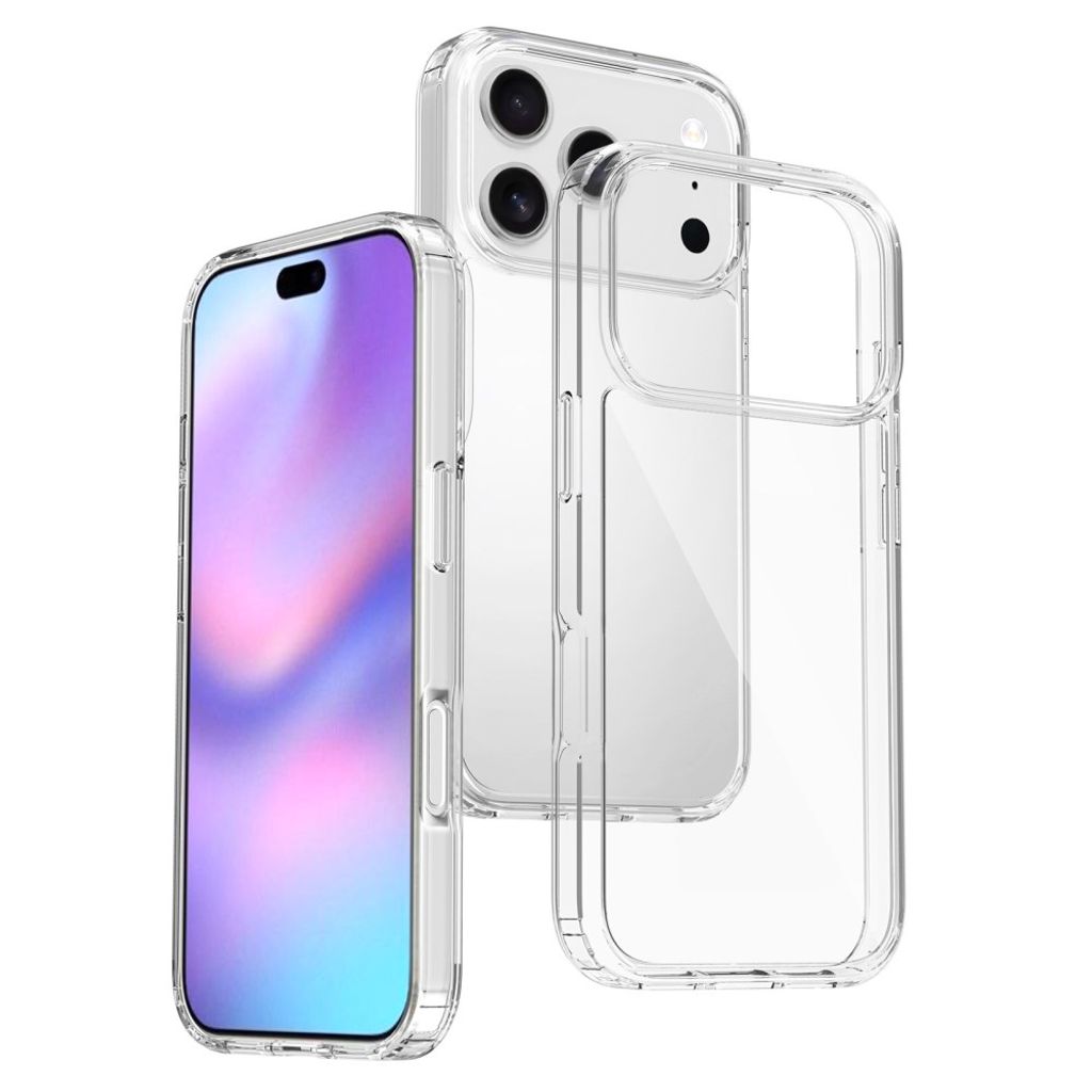iPhone 18 Pro/17 Pro MagSafe deksel med akrylbakside - Gjennomsiktig