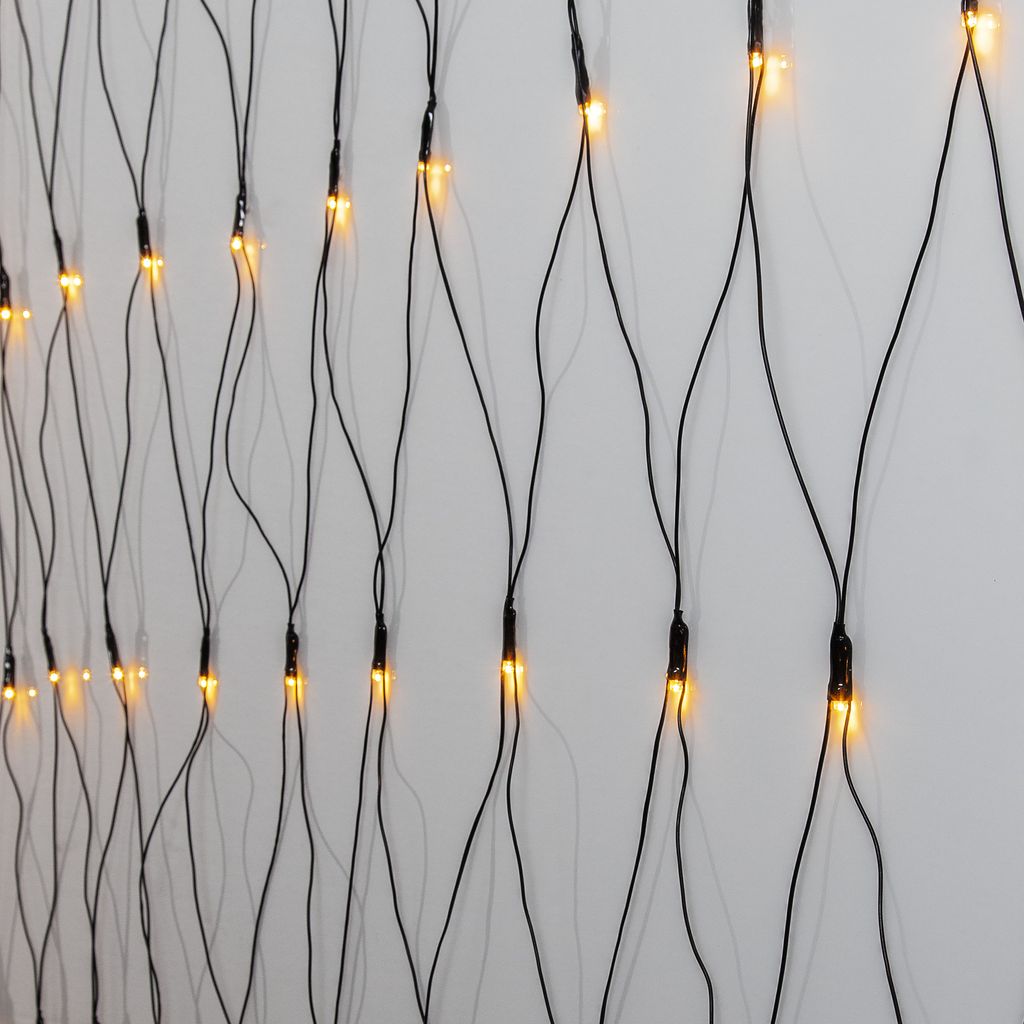 Ljusnät Golden Warm White - 2 x 2m, 160 LED