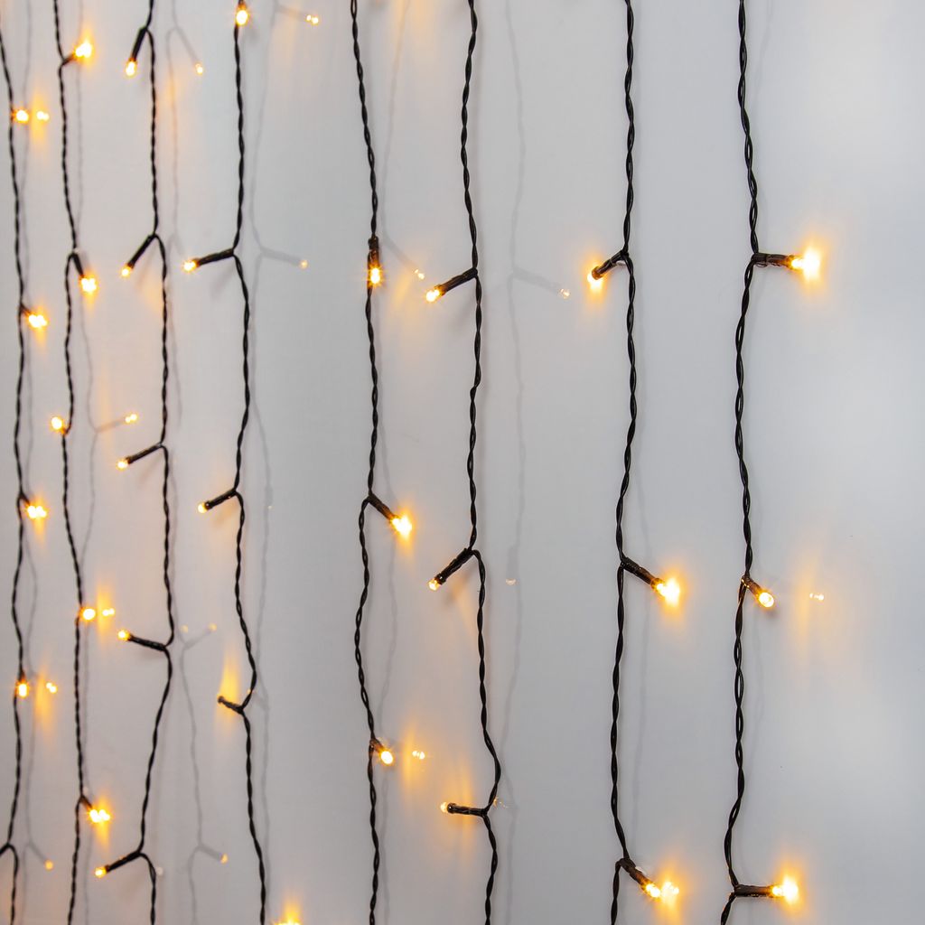 Lysgardin Golden Warm White - 1,3 x 2,0 m, 120 LED'er