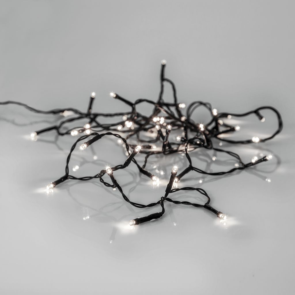 Lyskæde Crispy Ice White - 80 LED, 5,6 meter / Udendørs