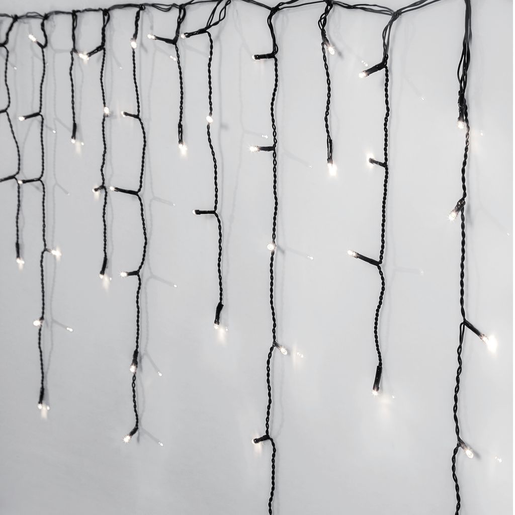 Istap-lyskæde Crispy Ice White 12 meter, 480 LED