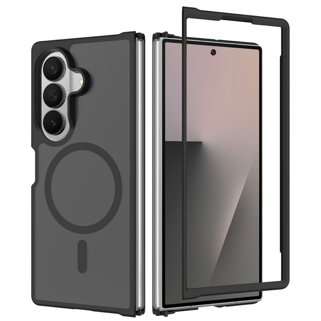 Samsung Galaxy Z Fold8 Ultra MagSafe cover med akrylbagside - Sort