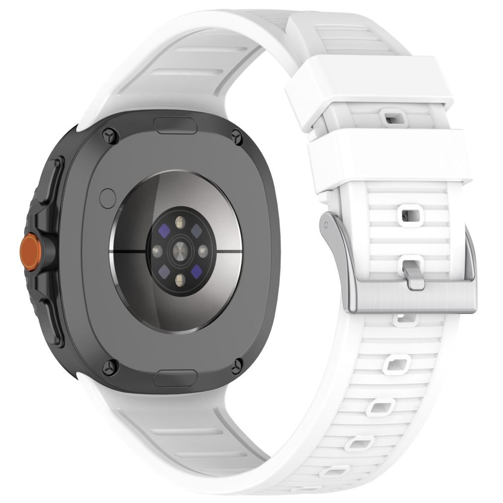 Samsung Galaxy Watch8 Classic 46 mm Kellonranneke, Silikoni - valkoinen