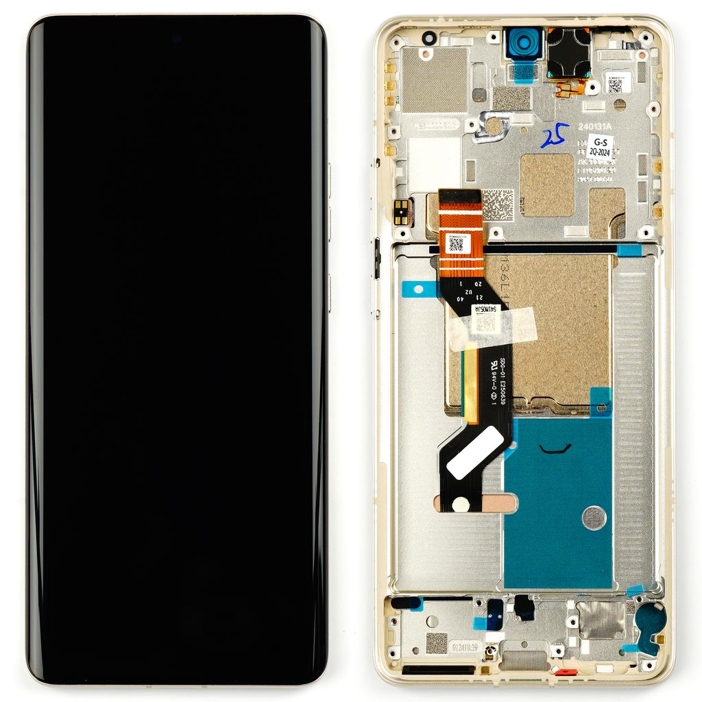 Motorola Edge 50 Pro LCD-skjerm Original - Moonlight Pearl