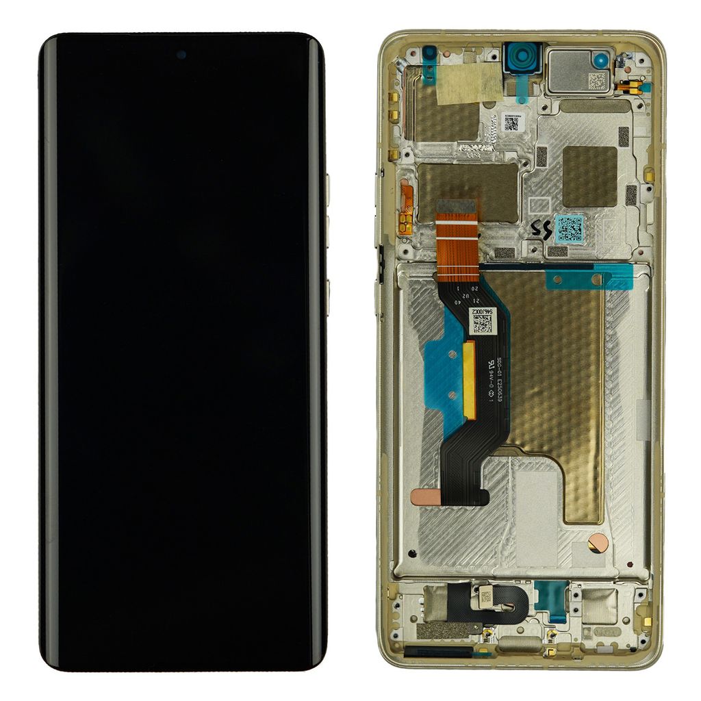 Motorola Edge 50 Ultra LCD-skjerm med ramme Original - Nordic Wood