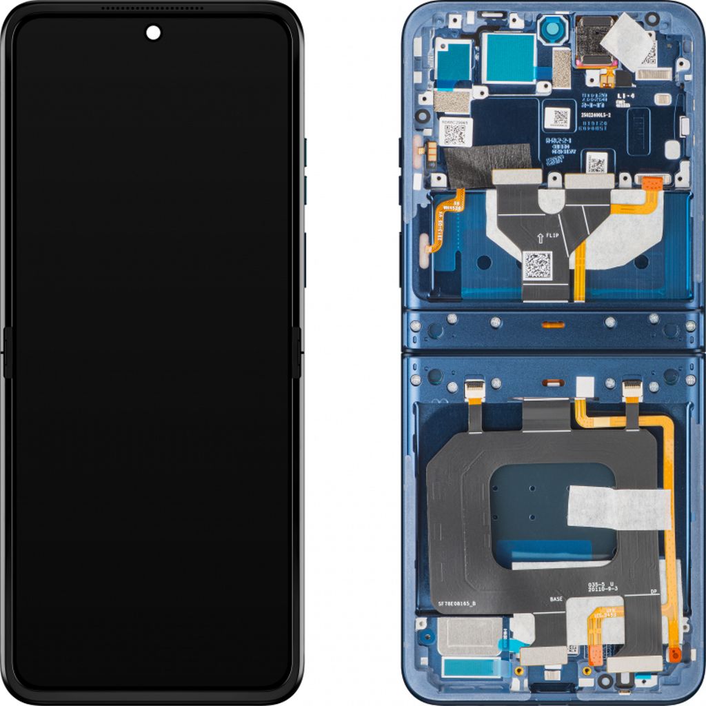 Motorola Razr 60 LCD Skærm Original - Gibraltar Sea