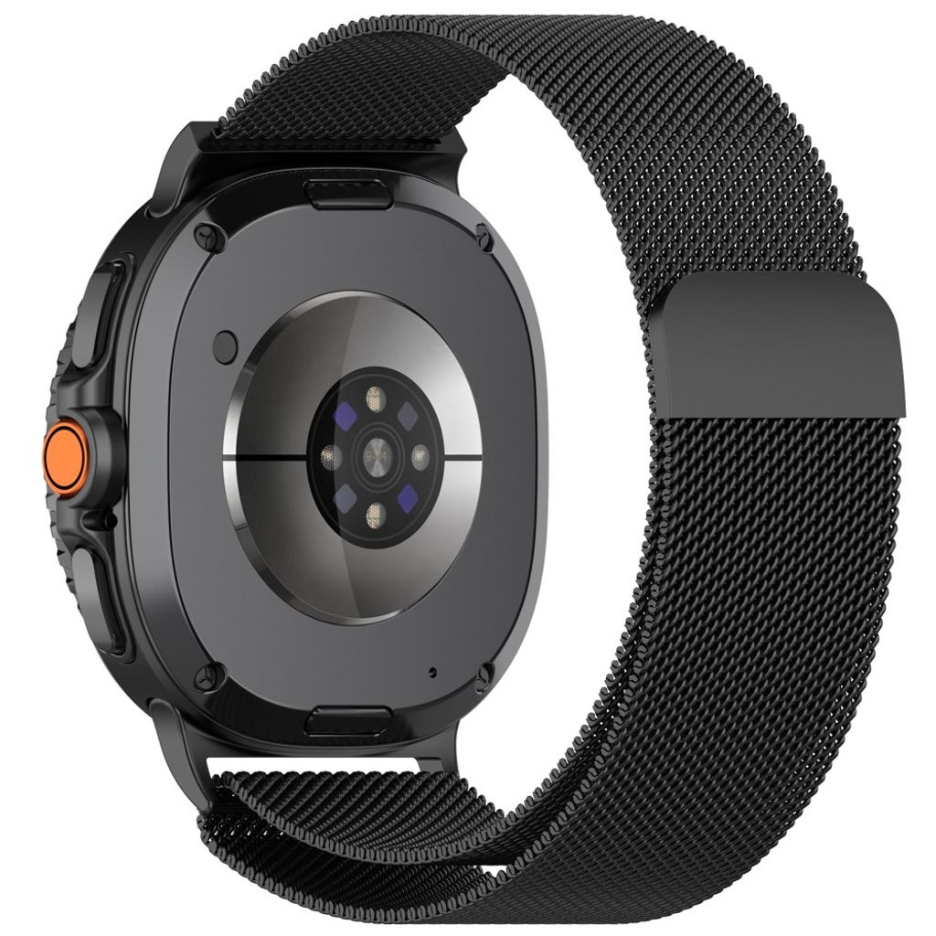 Samsung Galaxy Watch9 Milanesisk magnetisk klokkerem i rustfritt stål - Svart