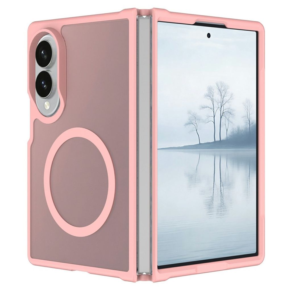 Samsung Galaxy Z Fold8 MagSafe cover med akrylbagside - Lyserød