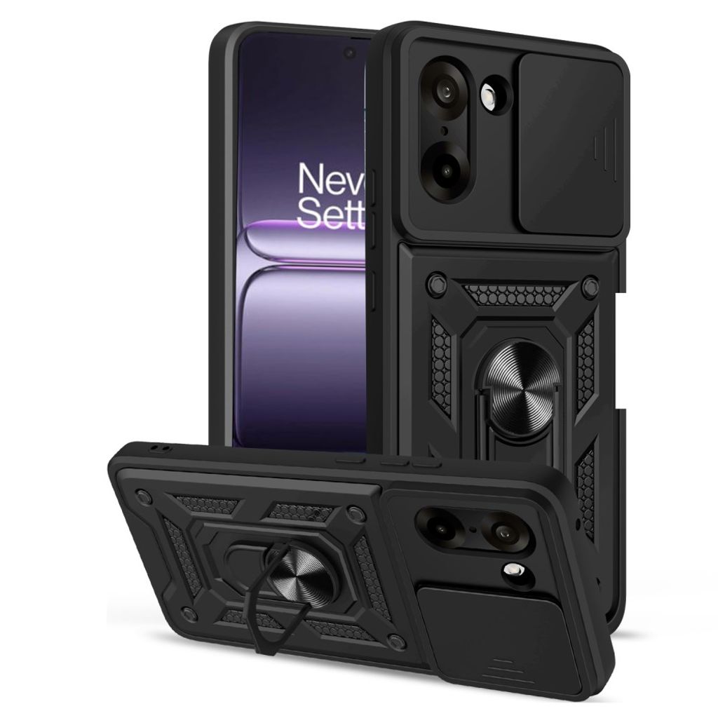 OnePlus Nord CE5 5G Skal med Stativ - Svart