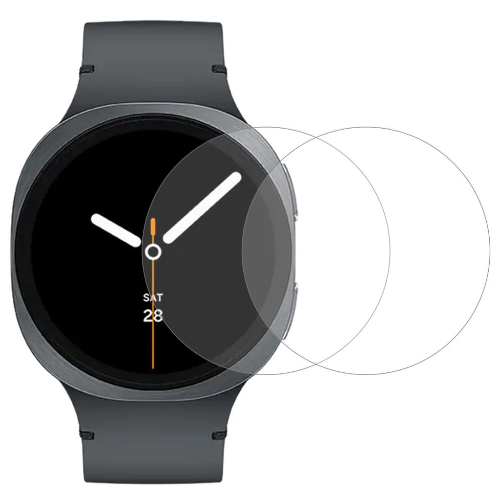 Samsung Galaxy Watch9 40mm Skjermbeskytter Herdet Glass 2.5D HD, 2-pakning
