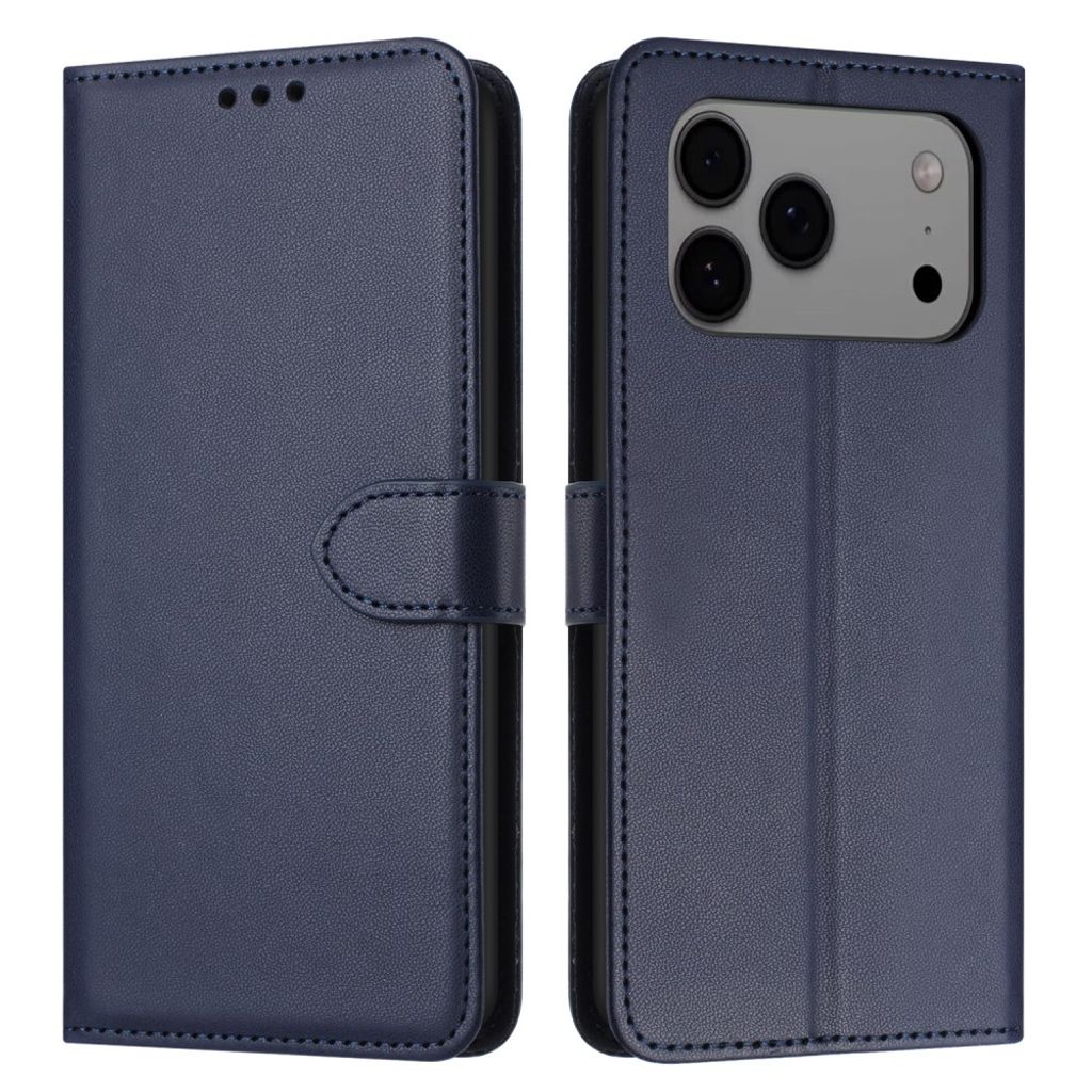 iPhone 18 Pro Max/17 Pro Max lommebokdeksel – blått