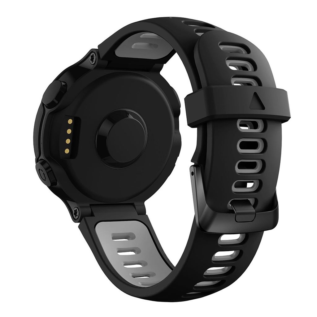 Garmin Forerunner 735XT/220/230/235/620/631 Klockarmband - Grå/Svart