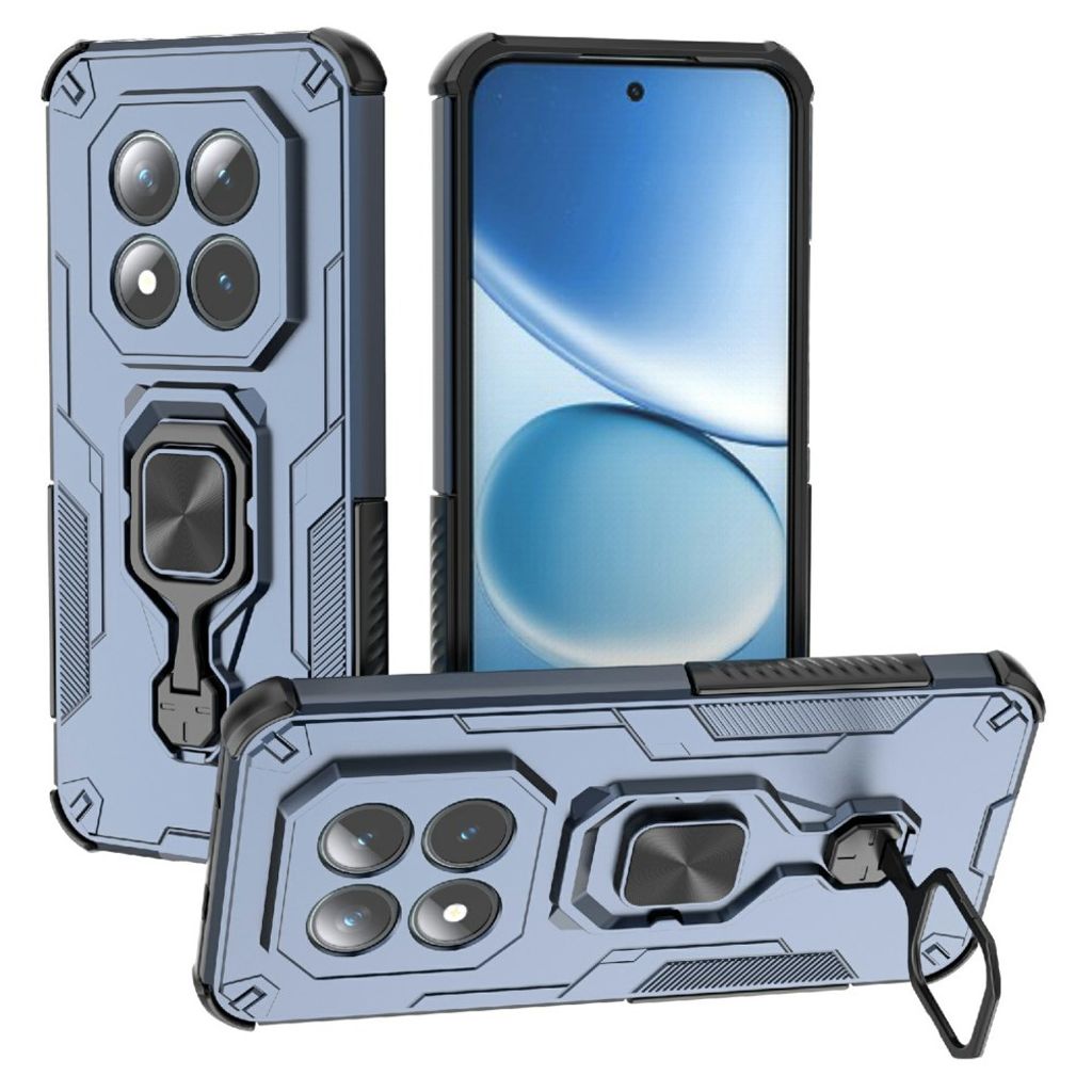 Xiaomi Redmi Note 15 ProPlus 5G case with rotatable ring kickstand navy blue