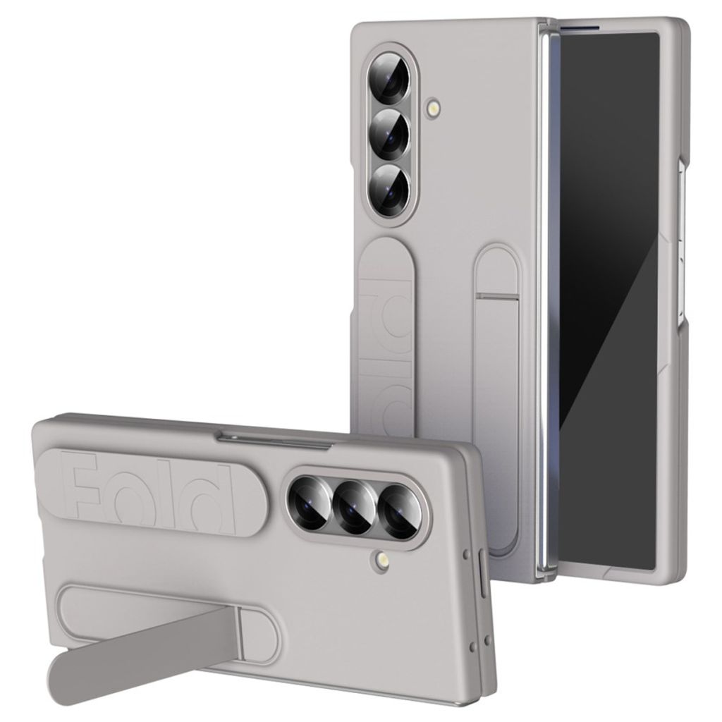 Samsung Galaxy Z Fold7 5G Skal med Stativ - Grå