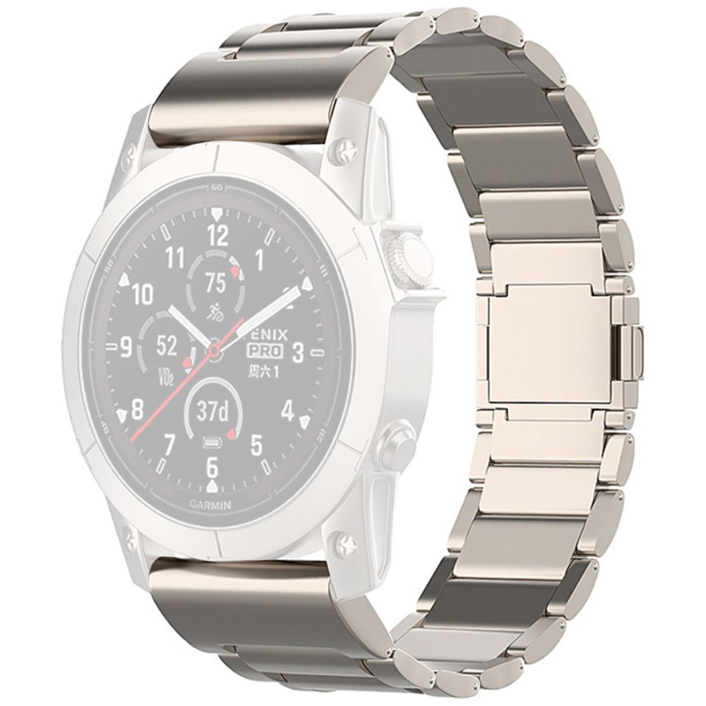 Garmin Fenix 7 etc. Klockarmband med magnetisk stängning - Titan