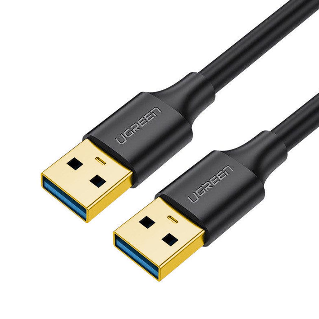 Ugreen US128 10371 USB-A 3.0 / USB-A 3.0 5Gb/s kabel 2m – sort