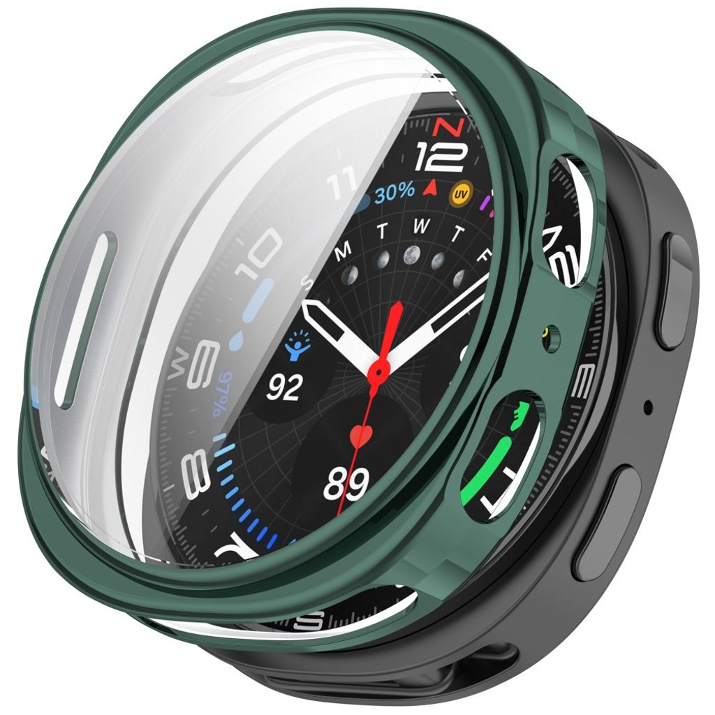 Samsung Galaxy Watch9 40mm TPU-deksel med skjermbeskytter - Grønn