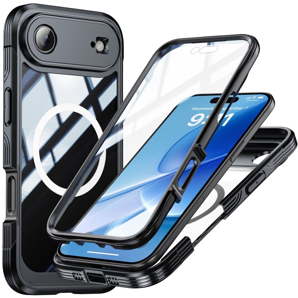 iPhone Air Deksel + Skjermbeskytter - Svart