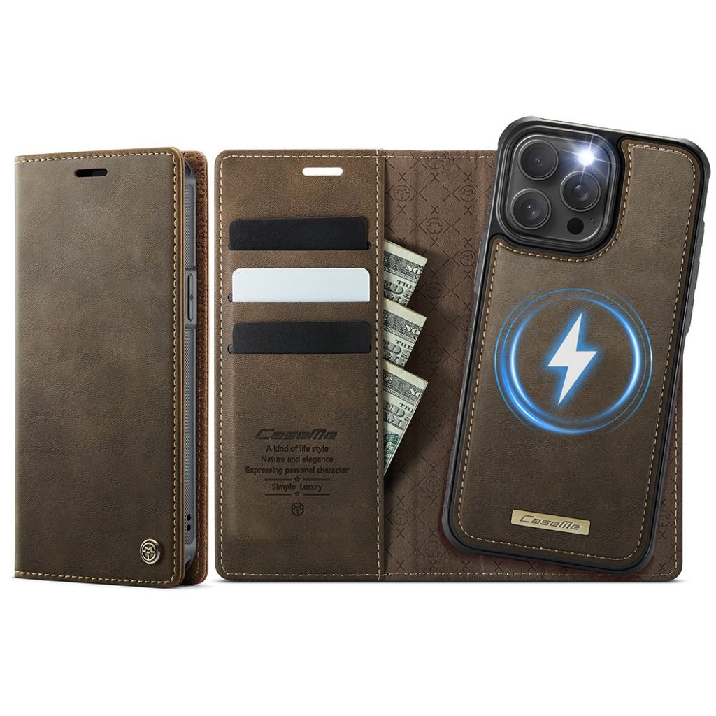 CASEME iPhone 15 Pro Max Cover with MagSafe - Brown