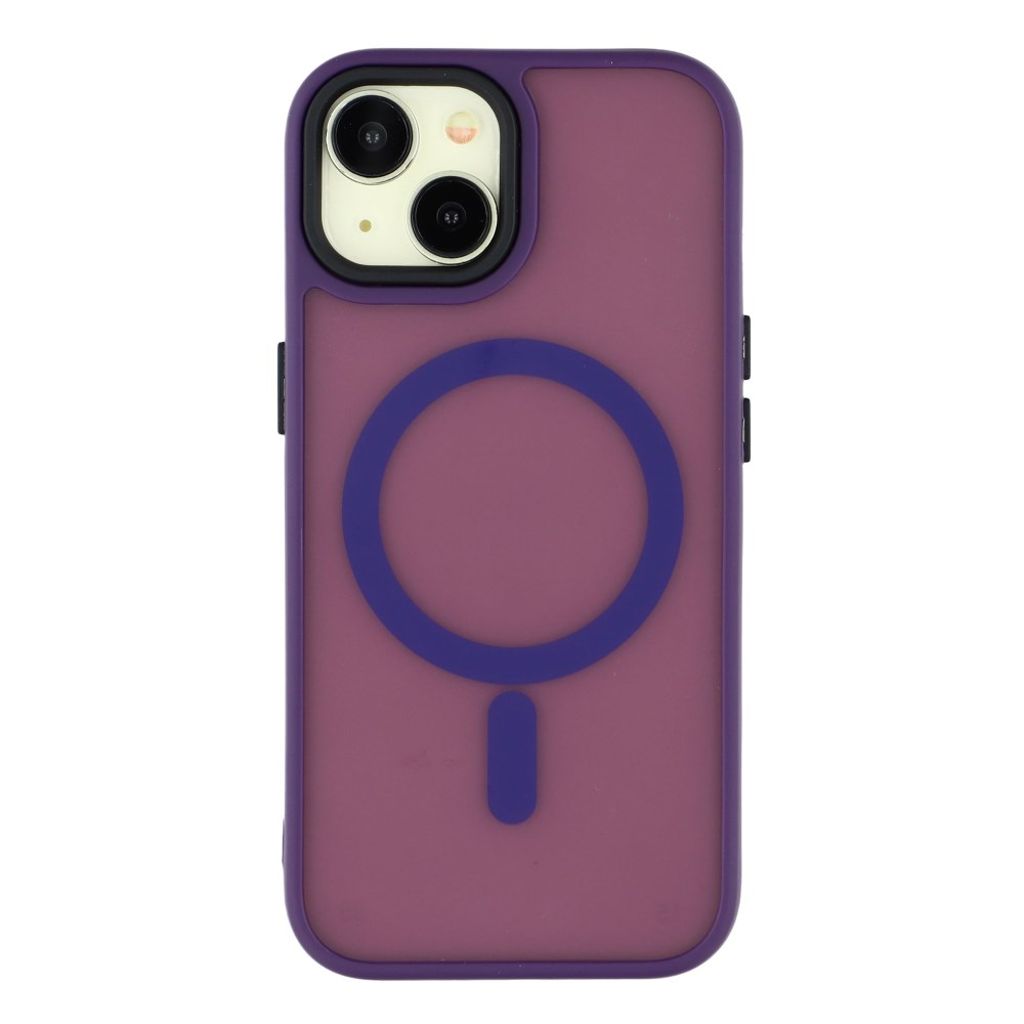 iPhone 15 Plus Kuori MagSafe - Tummanvioletti