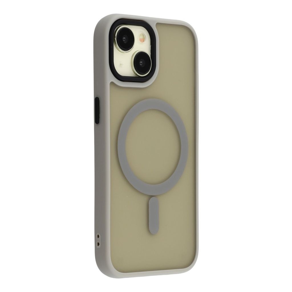iPhone 15 Plus Cover med MagSafe - Grå