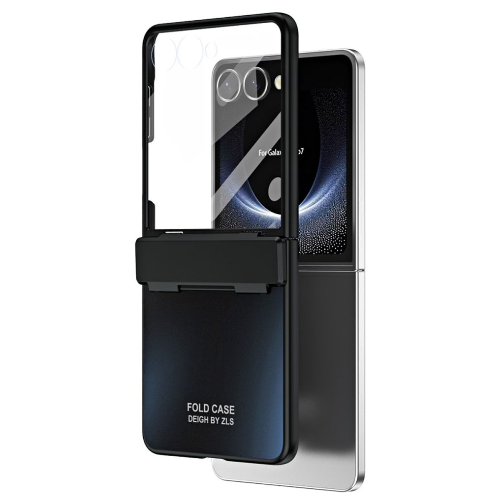 Samsung Galaxy Z Flip7 5G Cover med Skærmbeskytter - Sort