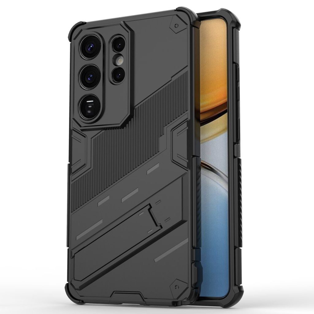 Samsung Galaxy S26 Ultra Phone Case with Stand - Black