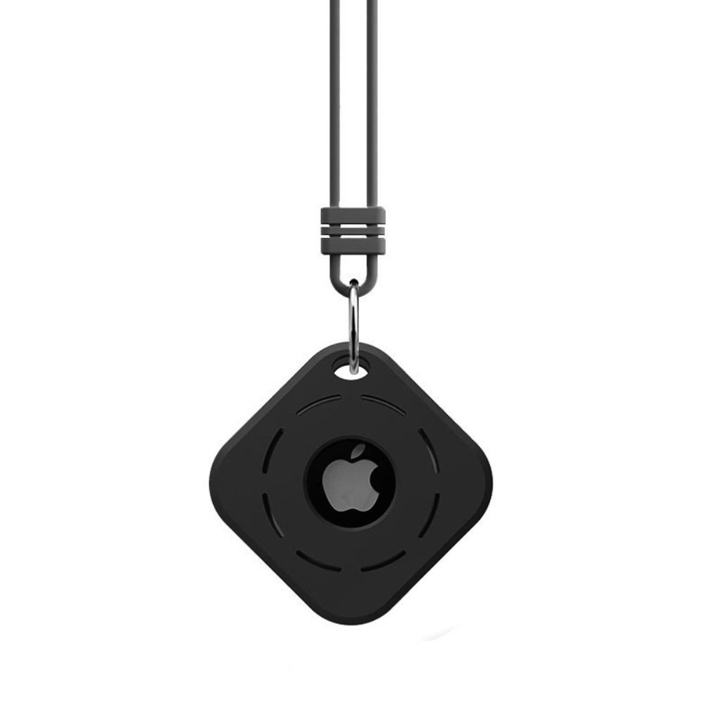 Apple AirTag case with a holder - Dark Grey