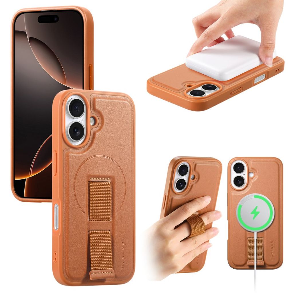 CASENEO iPhone 16 Plus Case with MagSafe - Brown