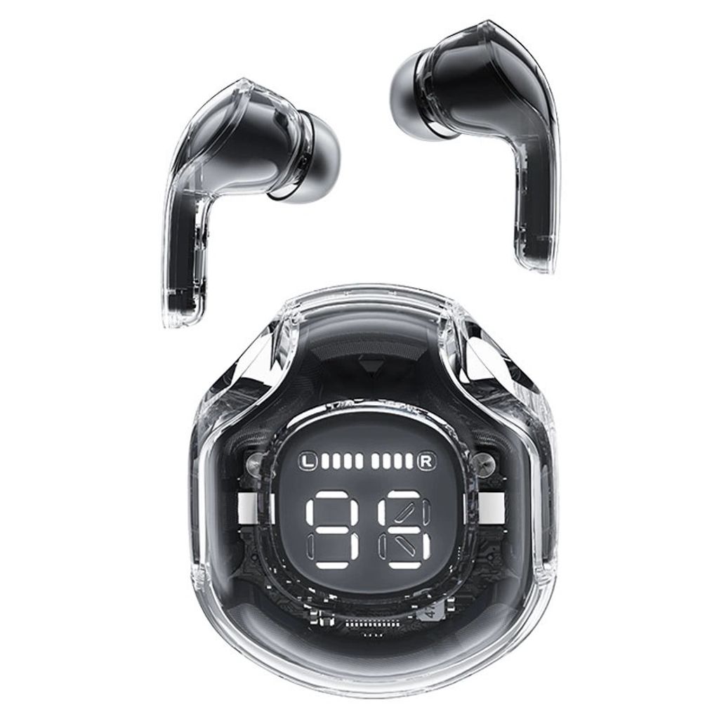 Produktfoto för Acefast T8 trådlösa hörlurar Bluetooth TWS - Svart