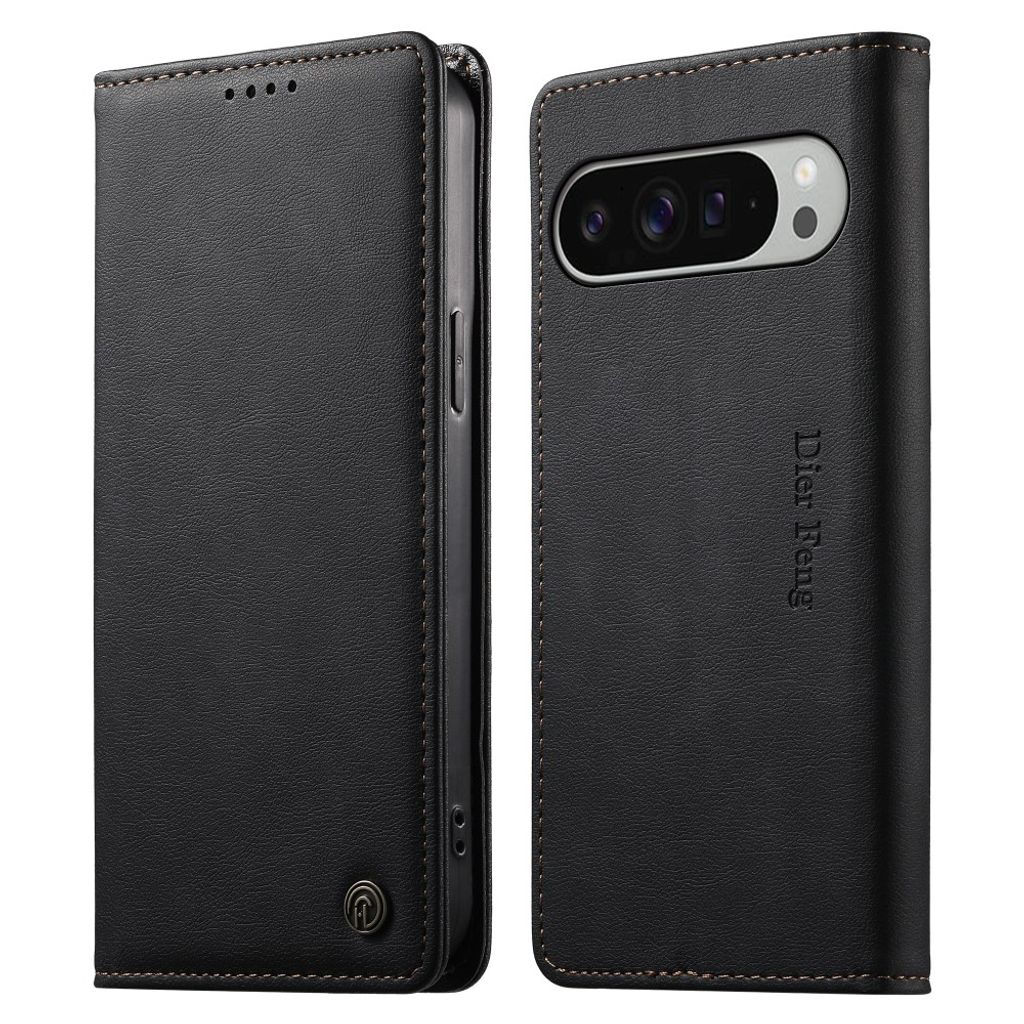 DIETFENG Google Pixel 11 Pro XL Plånboksfodral med RFID-blockering - Svart