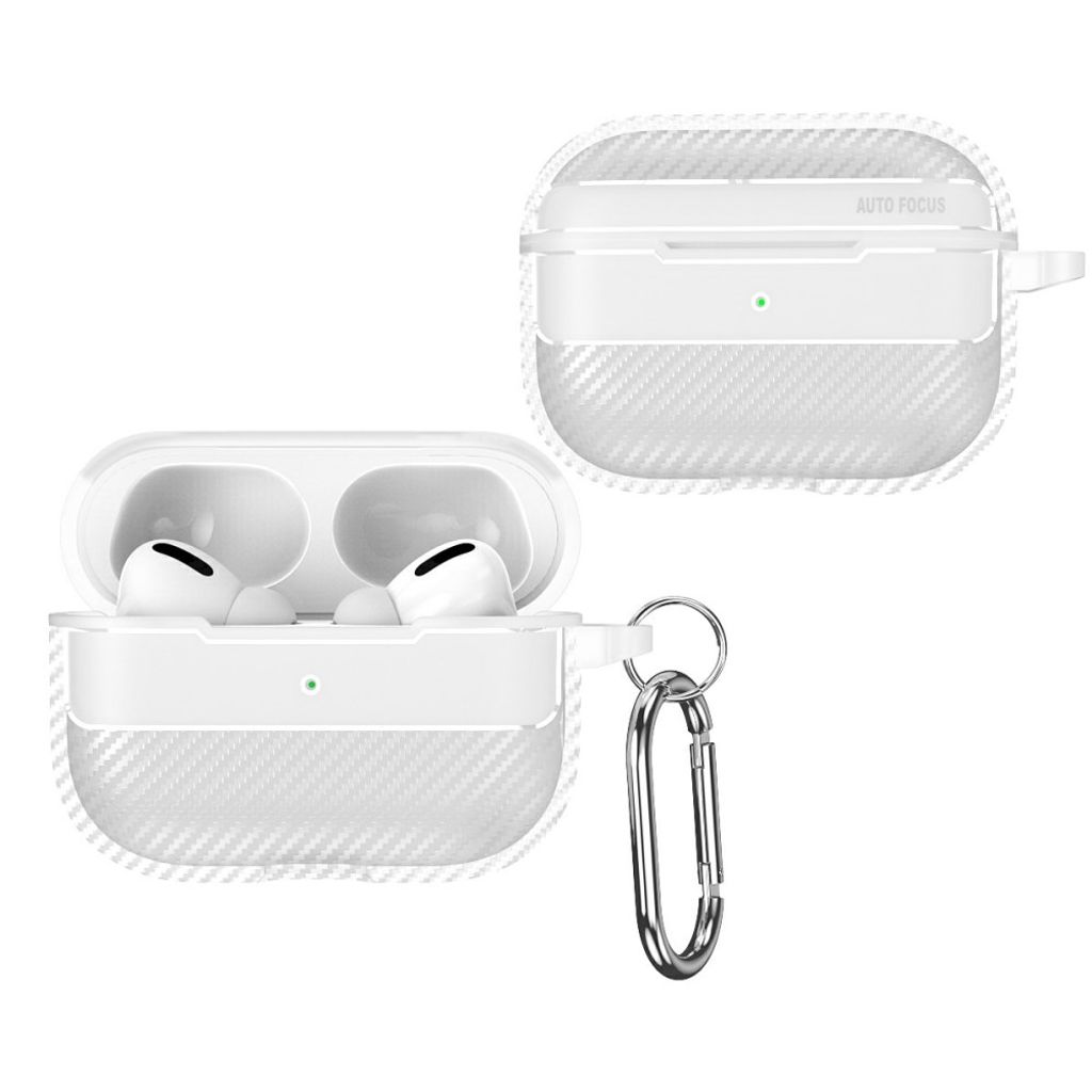 Apple AirPods Pro 3 Cover med Krog - Gennemsigtig