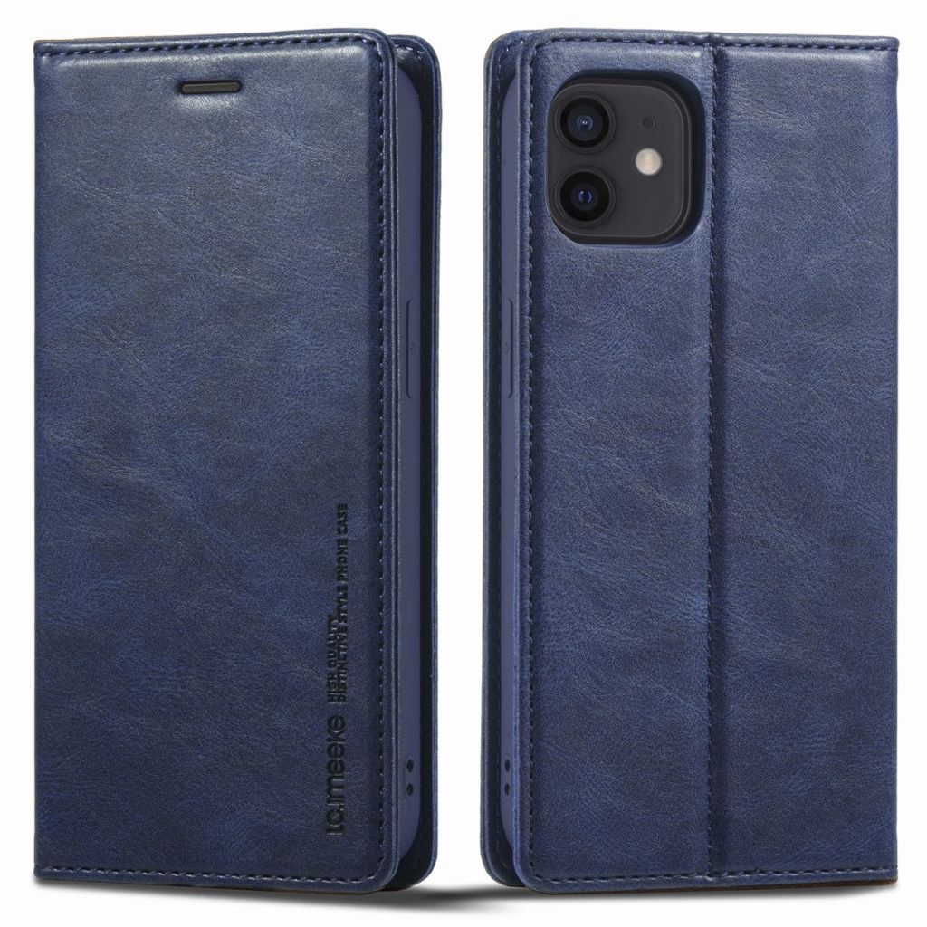 LC.IMEEKE iPhone 12 Mini Wallet Cover - Blue