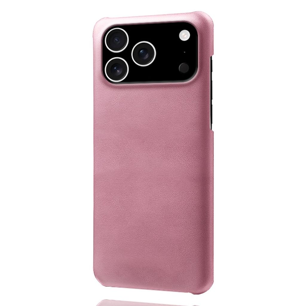 iPhone 18 Pro/17 Pro Deksel i PU-skinn - Rose gull