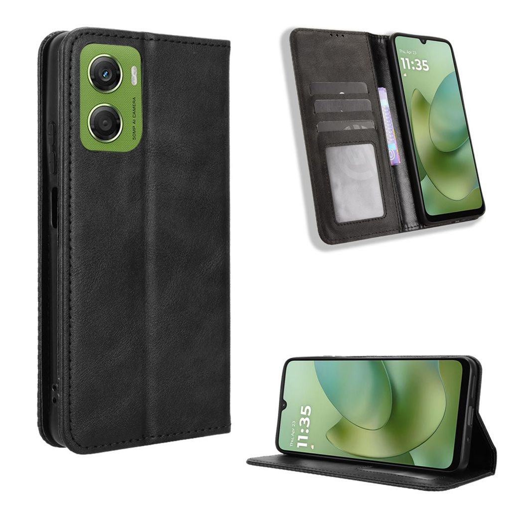 Motorola Moto G06 Power 4G / Moto G06 4G Wallet Cover – Black