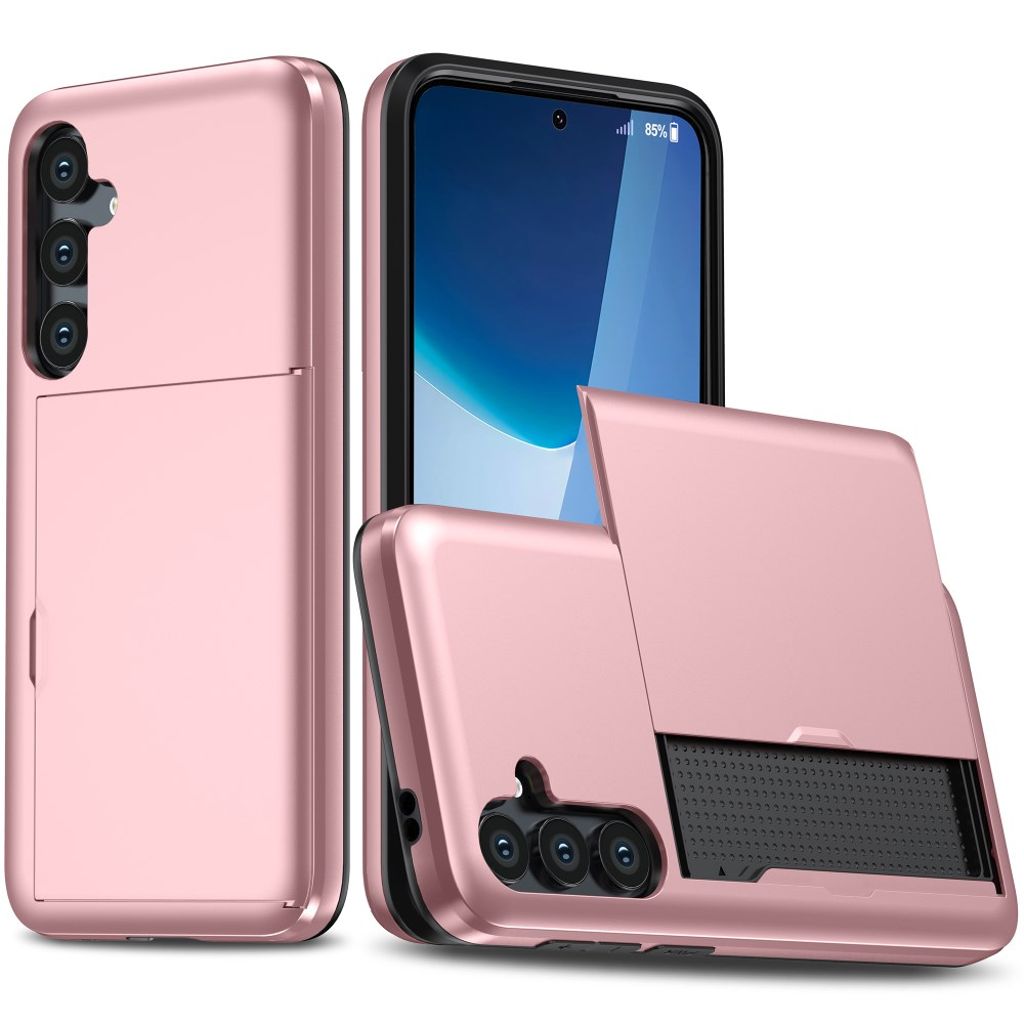 Samsung Galaxy S25 FE Deksel med Kortspor - Rose gull