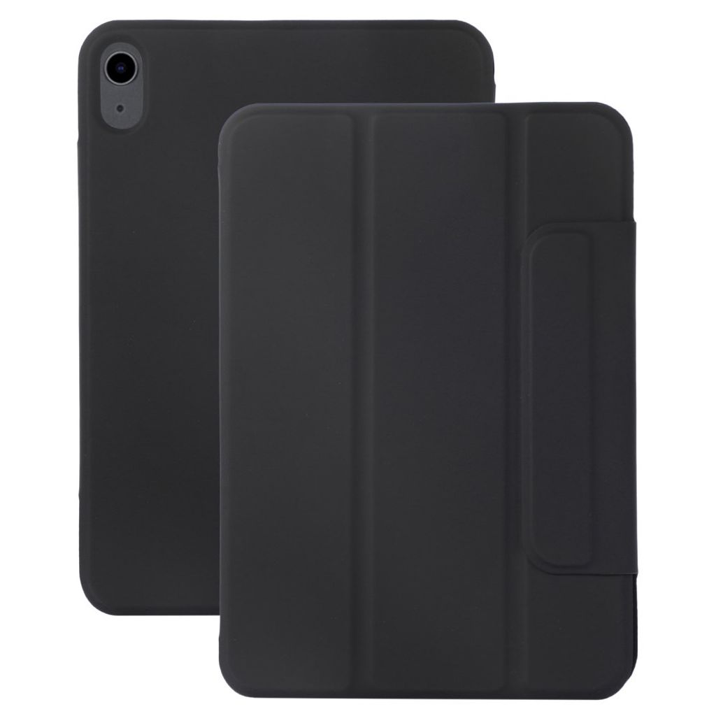 iPad A16 11" 2025/10.9" 2024 Tri-fold flip cover i kunstlæder - Sort