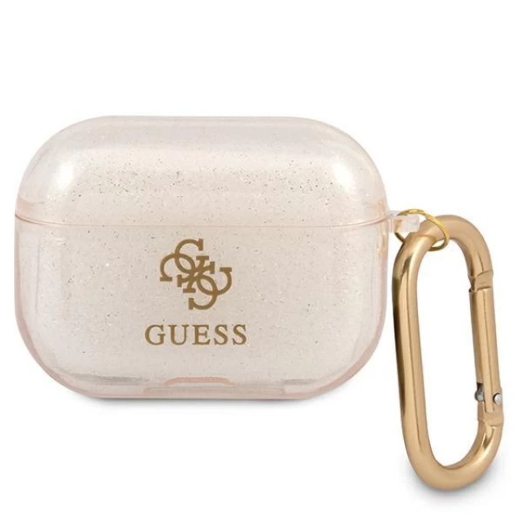 Guess Glitter Fodral till AirPods Pro - Guld