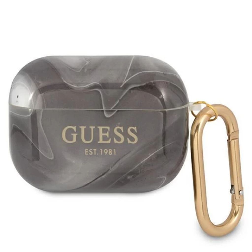 Guess Marble Strap Fodral till AirPods Pro - Svart