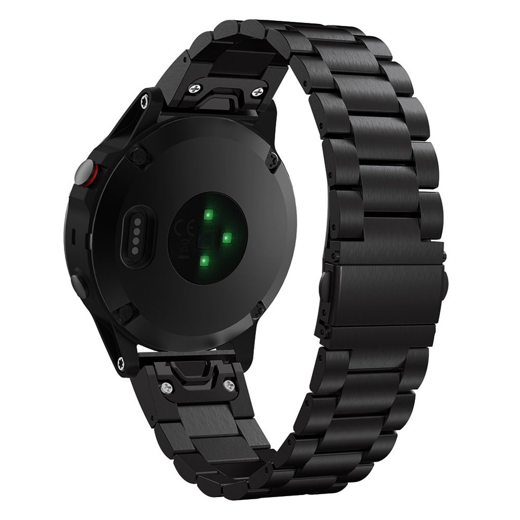 Garmin Fenix ​​5 / Forerunner 935 Klockarmband i rostfritt stål - Svart
