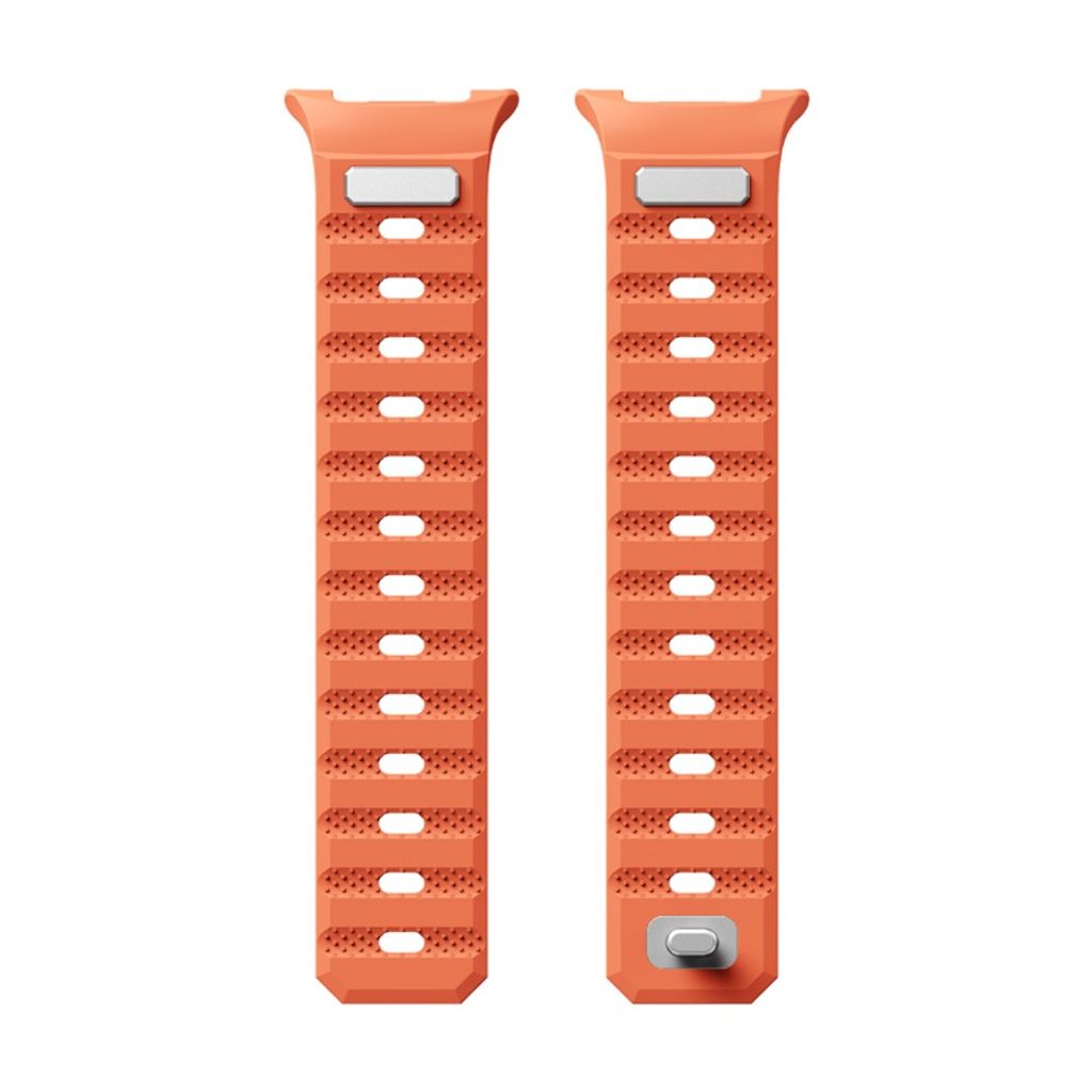 Samsung Galaxy Watch9/9 Classic/8/8 Classic Magnetisk silikon klokkerem - Oransje