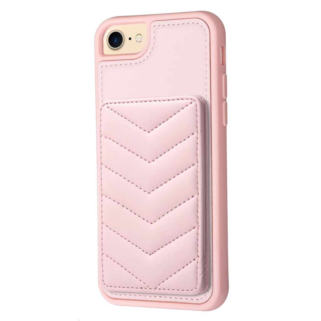 iPhone 6/6s/7/8/SE 2020/2022 Skal med Stativ - Rosa