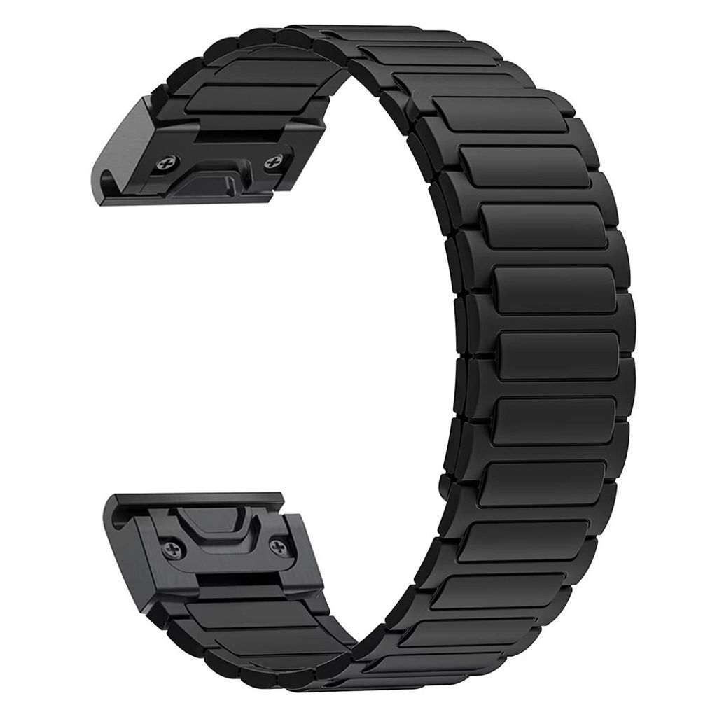 Garmin Fenix 8/Fenix 8 Pro/Fenix E osv. Klokkereim Silikon – Svart